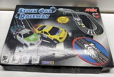 Vintage Rare Artin Stock Car Raceway Road Racing Slot Car Track Set W/ Manuals