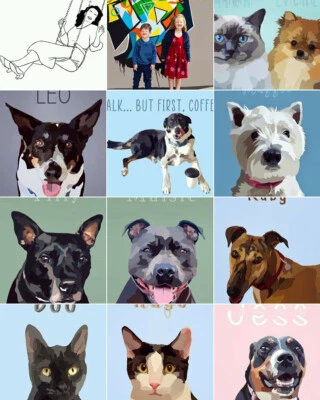 Custom Pet Portraits In Brisbane Region Qld Gumtree Australia Free Local Classifieds
