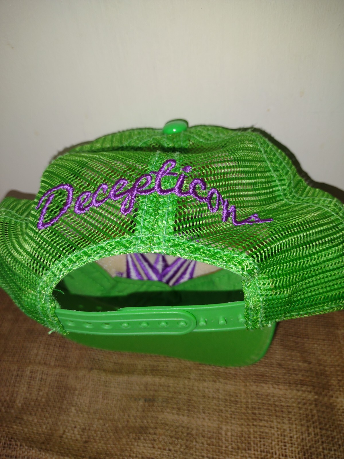 Transformers GREEN  Mesh SNAPBACK FlatBill Hat De… - image 6