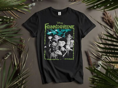 Disney Frankenweenie Figuren T-Shirt T Shirt Herren Damen Unisex Tshirt K198