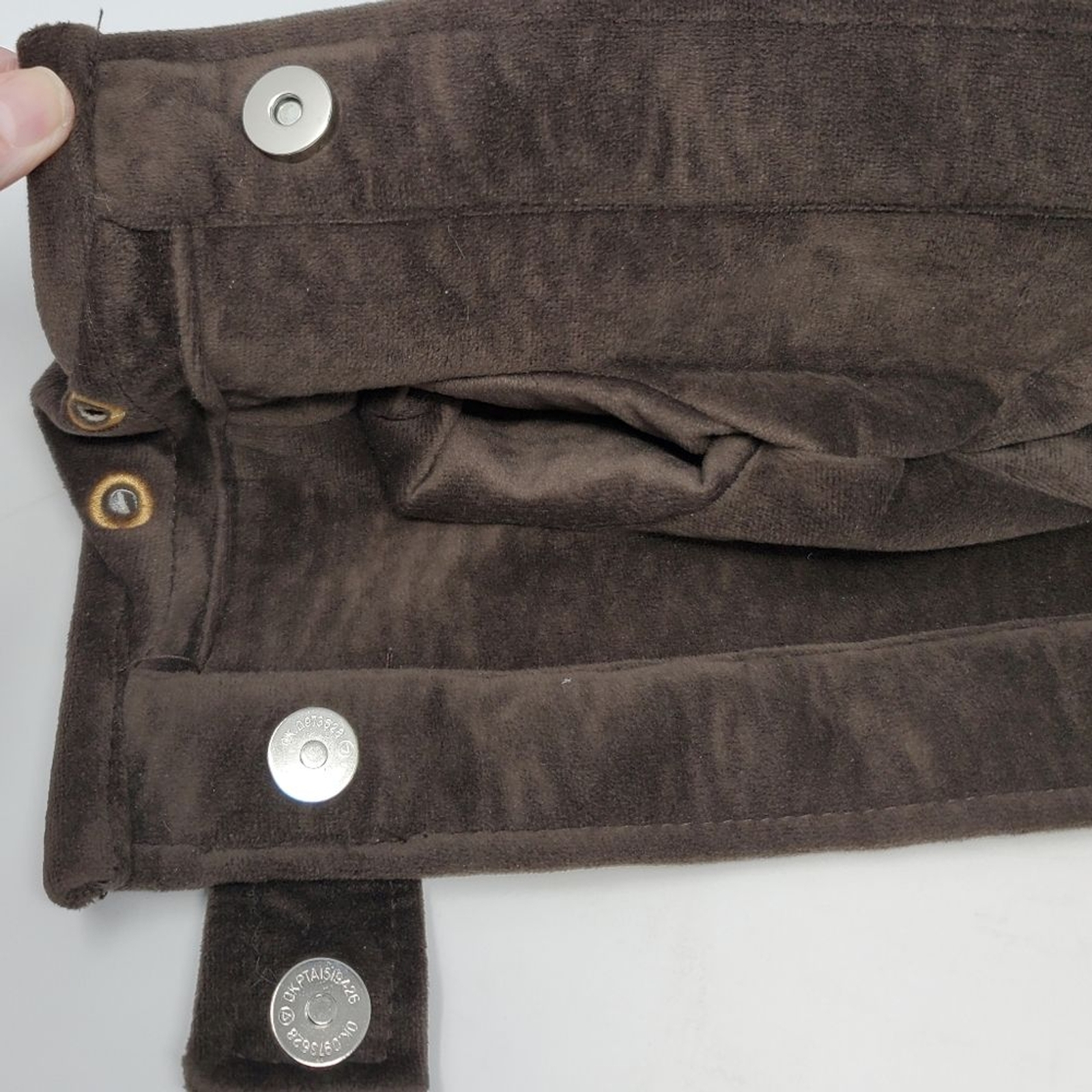 NWT LOVESAC SOFA COUCH ACCESSORY SODASAC BEVERAGE KEEPER BROWN VELOUR