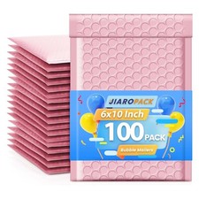 Light Pink Bubble Mailers 6x10 100pcs Thick Padded Envelope 6x9 Mailing Bags #0