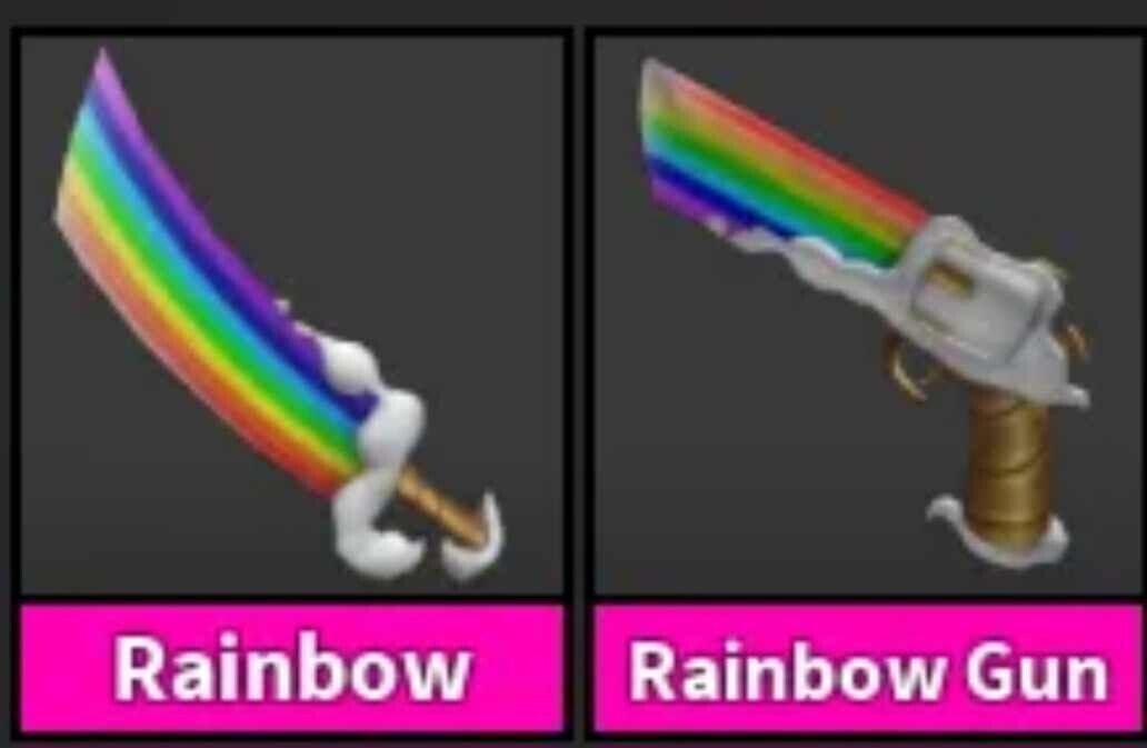 Rainbow Set, Trade Roblox Murder Mystery 2 (MM2) Items