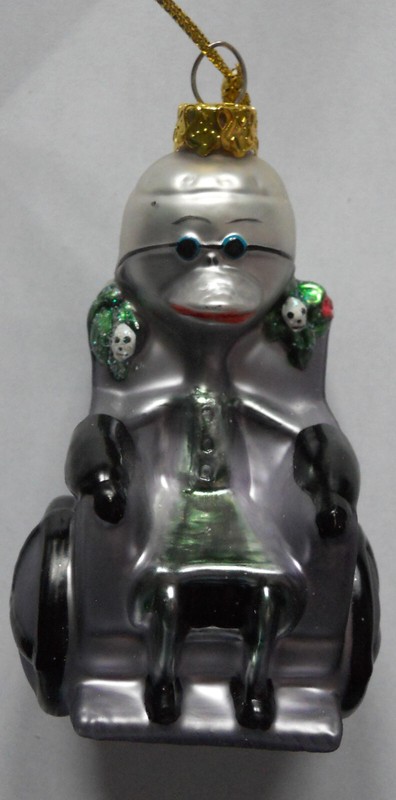 Disney Nightmare B4 Christmas SCIENTIST DOCTOR FINKLESTEIN Blown Glass Ornament