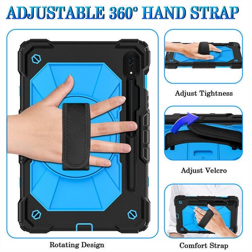 Heavy Duty Shockproof Case Cover For Samsung Galaxy Tab S7 FE S8 Plus 11" 12.4" - Picture 51 of 68
