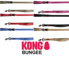 KONG Hands Free BUNGEE Dog Leash Padded Durable Traffic Handle 6' x 1" Wide NEW 