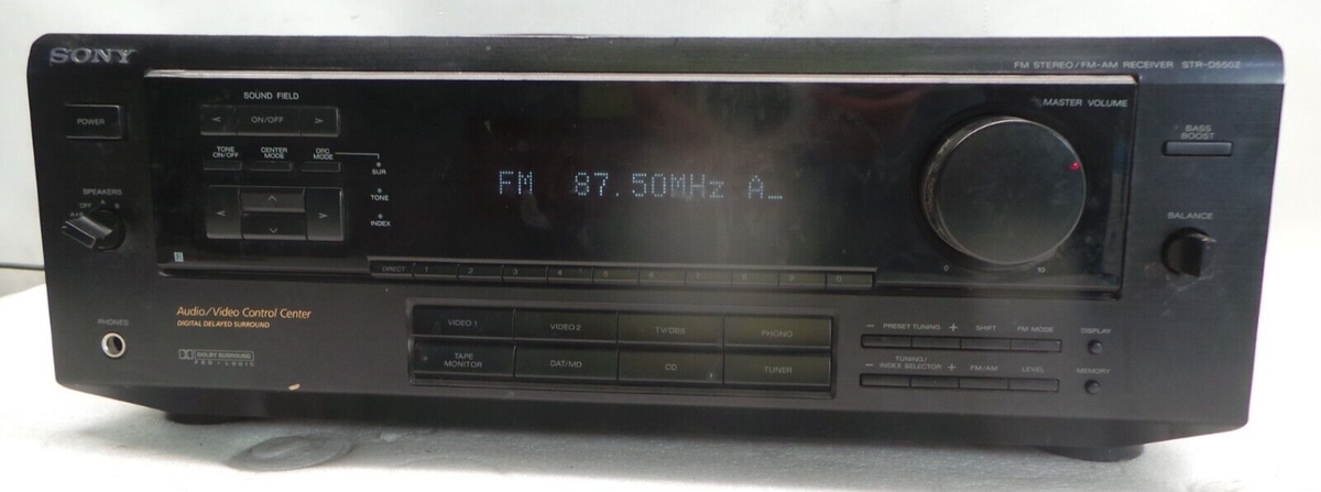 Sony Audio/Video Control Center 5.1 Ch receiver Str-D550Z
