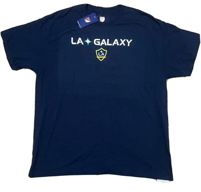 MLS Giovani dos Santos LA Galaxy  100% Cotton T-Shirt - Navy & Gold NWTs