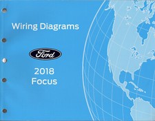 2018 Ford Focus OEM Factory Electrical Schematic Wiring Diagrams FCS1295018   