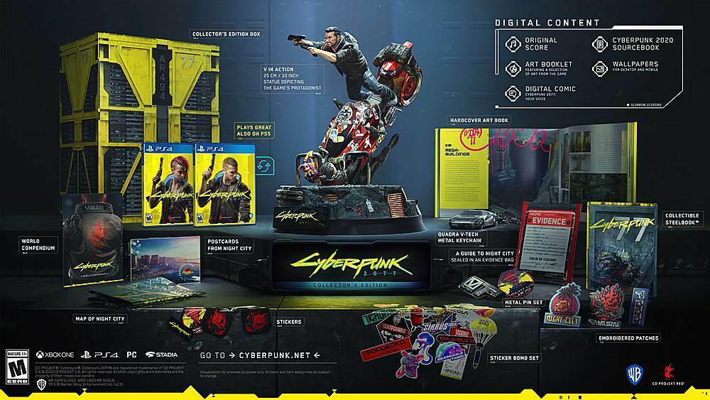 Cyberpunk 2077 Standard Edition PlayStation 4, PlayStation 5 1000746373 - Best  Buy