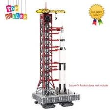 MOC-6008 Launch Tower Mk I for Saturn V (21309/92176) with Crawler Creative Toys