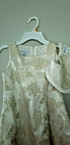 Girl's 6X size Cream 2-pc Dress/ Frock/ formal outfit - great Gift - Picture 5 of 12