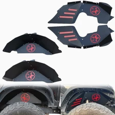 Vijay For 2007-2017 Wrangler JK Front and Rear Inner Fender Liner Combo kit 4Pcs