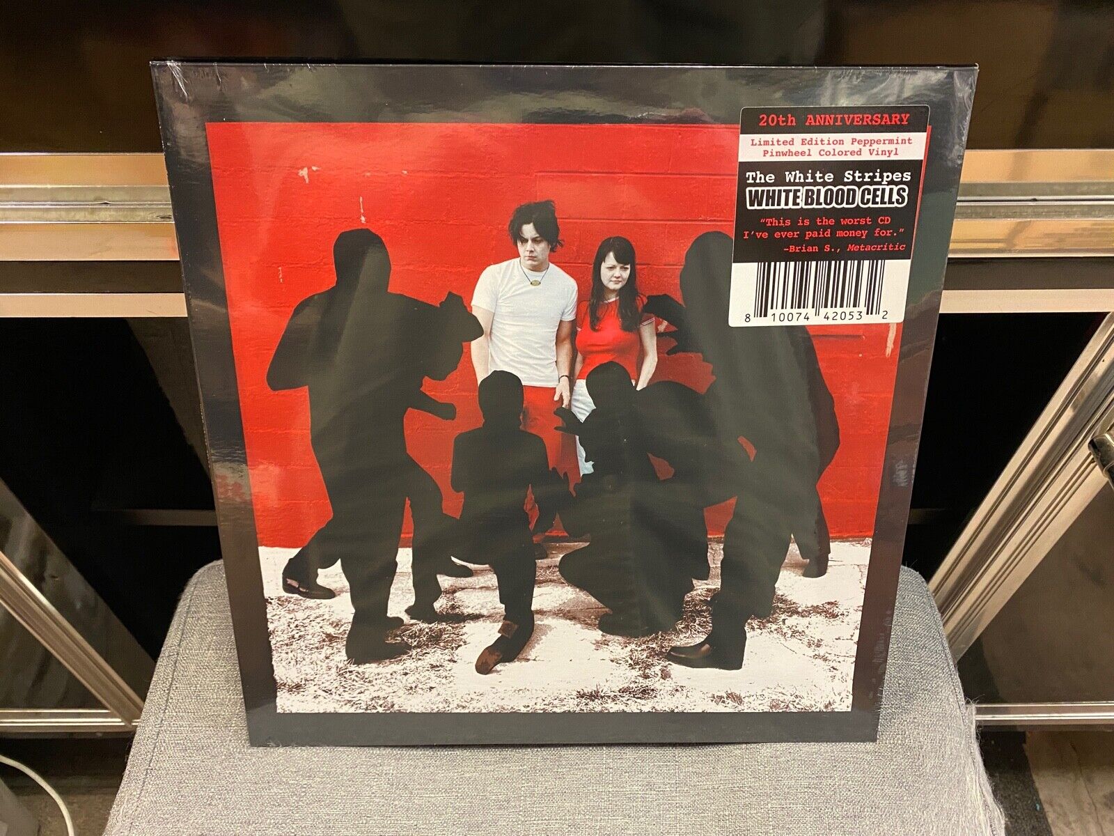 The White Stripes White Blood Cells LP PEPPERMINT PINWHEEL colored vinyl SEALED