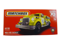 Matchbox Power Grabs Mbx Fire Dasher Yellow 1:64 Scale 3 Inch Toy Car
