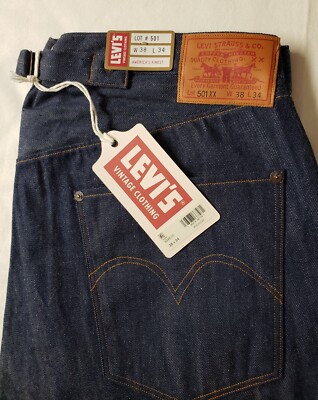 $395 LVC LEVI'S 1890 501 xx Japanese Selvedge Raw 1933 1937 $395 LVC LEVI'S 1890 501 xx Japanese Selvedge Raw 1933 1937