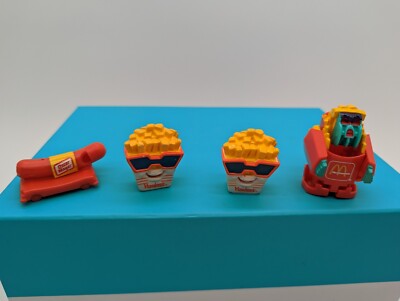 1987 McDonald's Changeables Transformers  Fry. Hardee's fry's weener car AA749