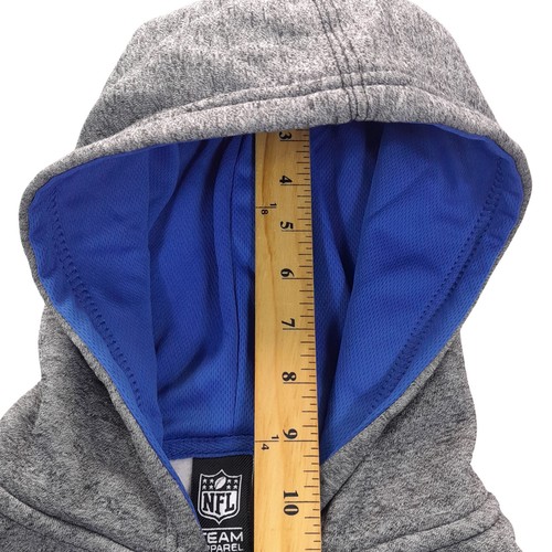 ICER team fan hoodie Boy size 8/full zip/knit shell+fleece intr./lined hood/L.S. - Picture 5 of 14