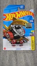 New 2024 Hot Wheels SHARK BITE Red Car from Sealed Factory Sticker Set
