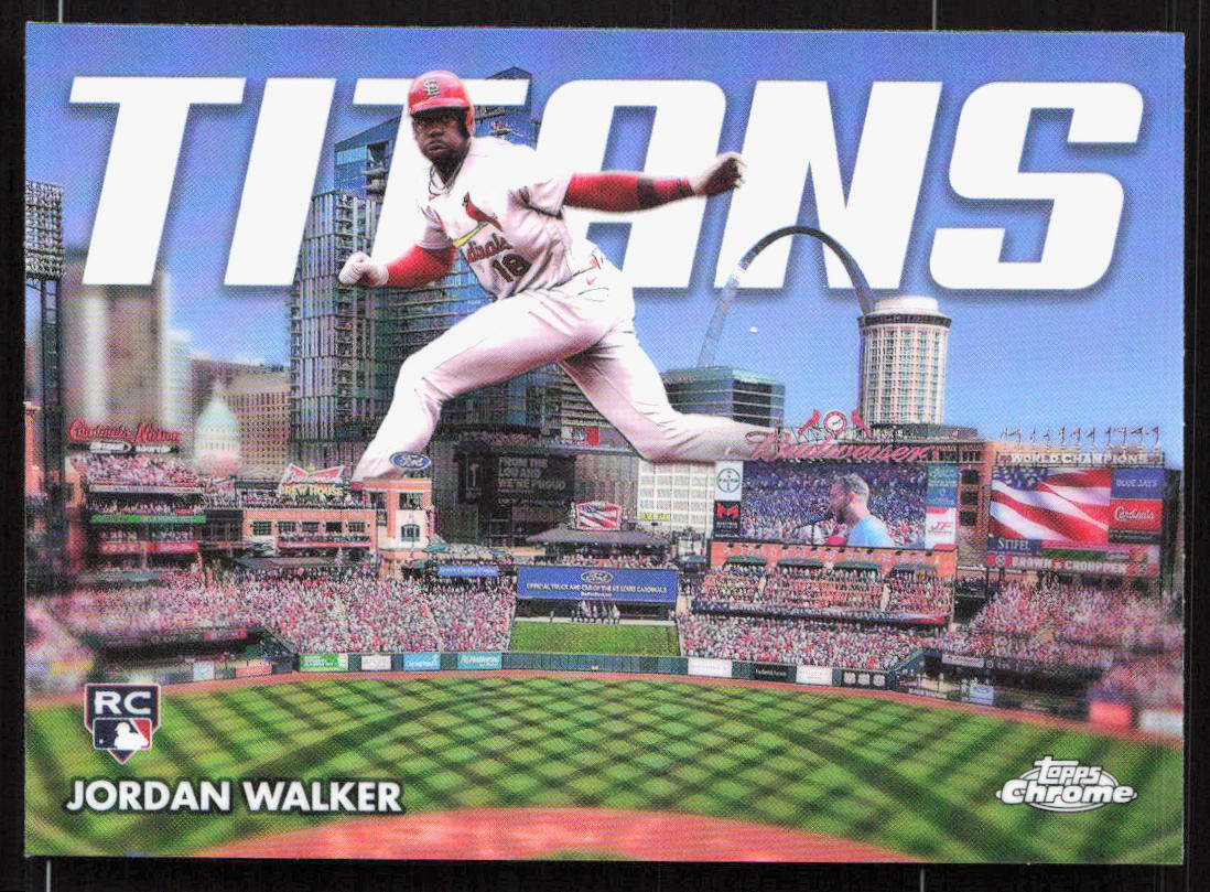 2023 Topps Chrome Update Jordan Walker Titans Insert #CT-15 St. Louis Cardinals