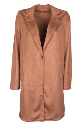 S.OLIVER women's coat faux leather women's coat jacket camel brown NEW size 38