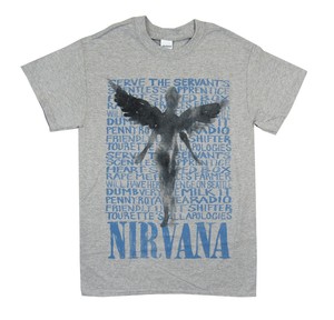 nirvana t shirt angel