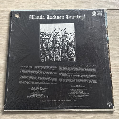 Wanda Jackson Country! LP 1970 COUNTRY WESTERN VINYL RECORD - Picture 2 of 2