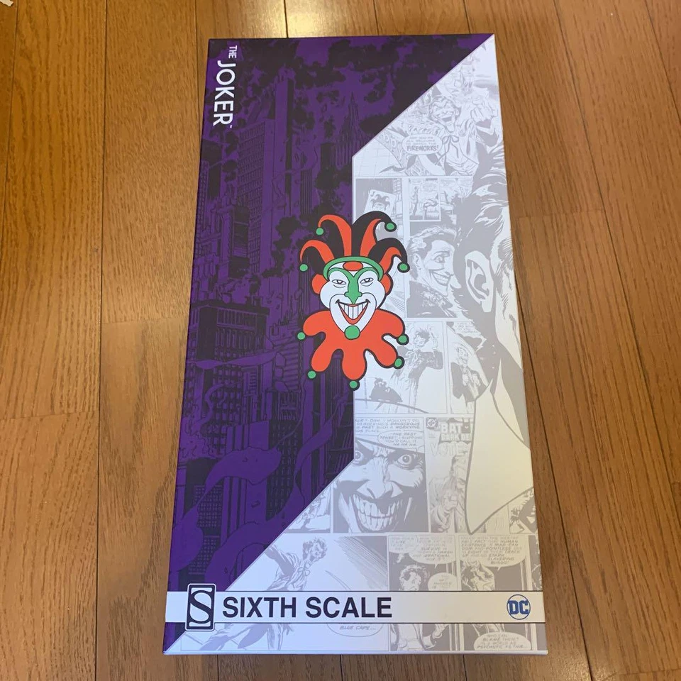 Rare Hot toys Joker Sideshow Figure 1/6 Scale Batman Japan - Image 3 of 4