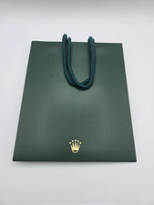 100% Authentic Rolex Green Shopping Bag Fits ...
