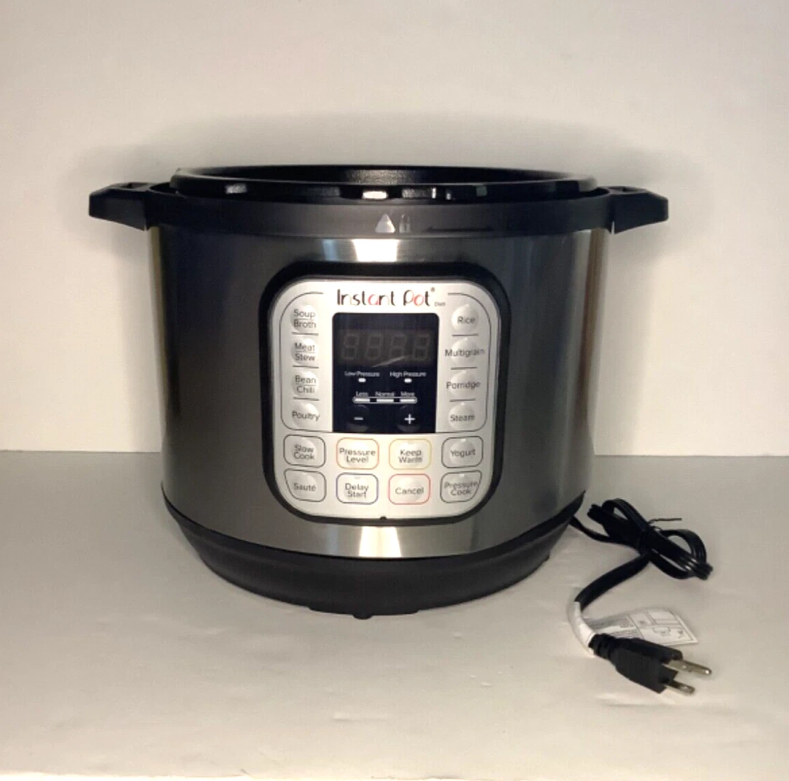 Instant Pot Pressure Cooker Base w Power Cord ONLY DUO 80 V2 Free Shipping