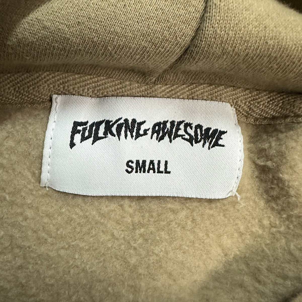FuckingAwesome Upside Down Embroidered Hoodie Small F*cking 