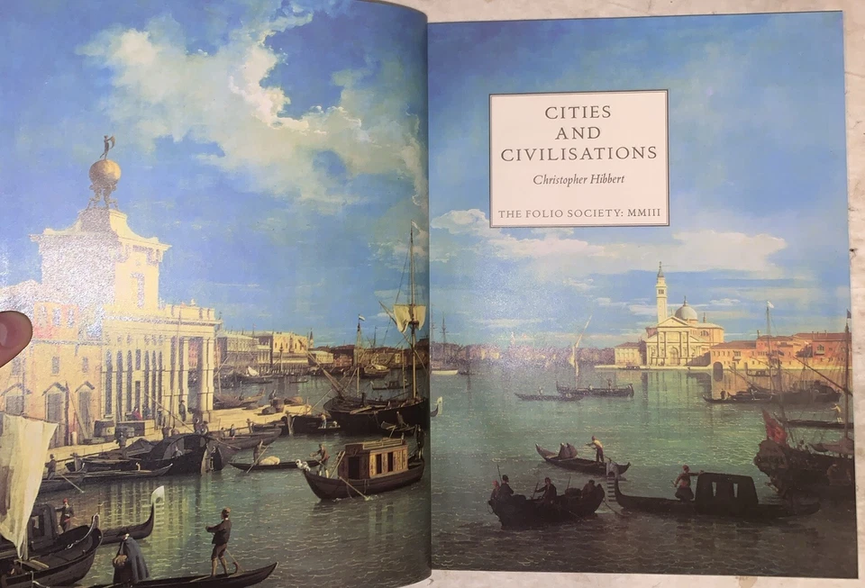 THE FOLIO SOCIETY, CITIES AND CIVILISATIONS, by CHRISTOPHER HIBBERT, SLIPCASE — 第 3/4 张图片