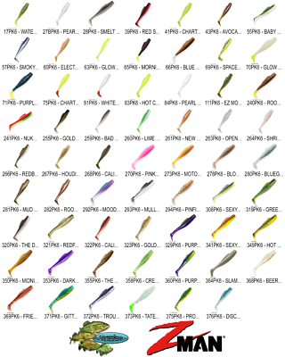 Z-MAN Swimbait Souple MinnowZ - 5/pqt