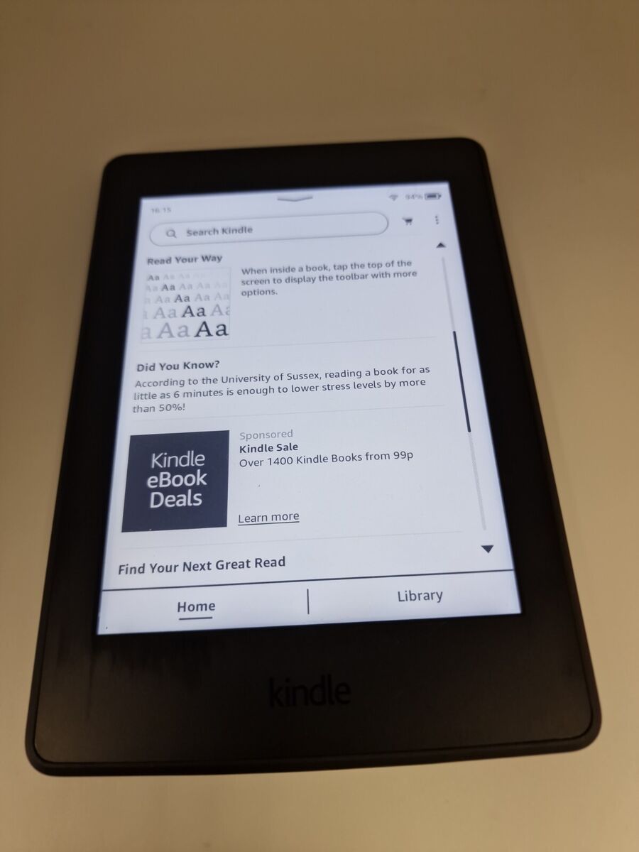 Kindle WP63GW E-reader 6 4GB 7th Gen *** MINT CONDITION n