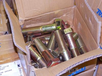 328 BOX of 15 Fastenal Hex Cap Screw G8 HCS 1-¼-7 x 5.5 // 1-¼-7 x