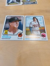 Trevor Rogers RC + Josh Donaldson Miami Marlins MLB Baseball Lot