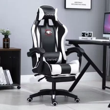 WCG Gaming Chair Computer Chair High-Quality Gaming Chair Leather Internet LOL I