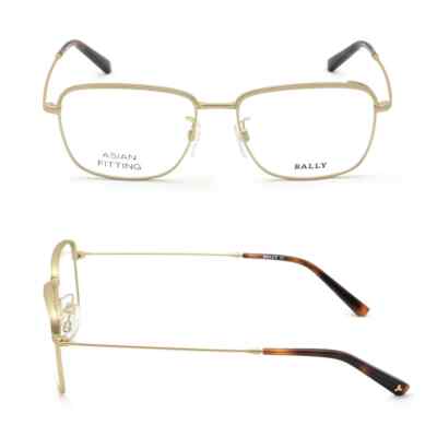 Bally BY5047-H 029 Matte Gold Square Metal Optical Eyeglasses Frame54-16-145
