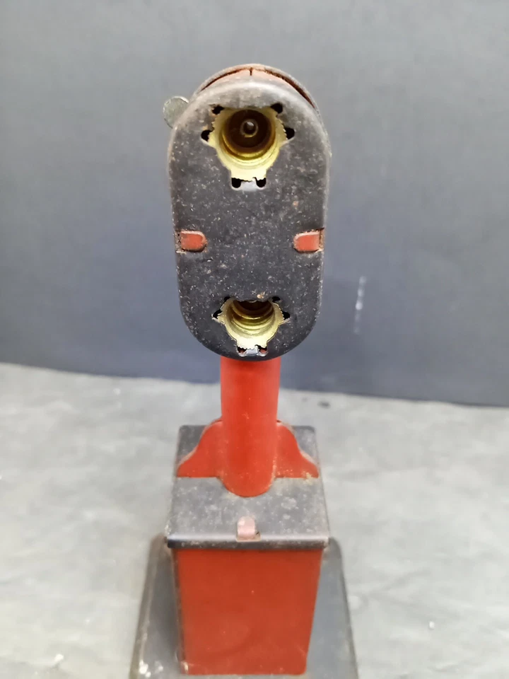 ❤️ Marx Postwar O Scale Automatic Block Signal--Red & Black (B26) No Lights - Image 2 of 4