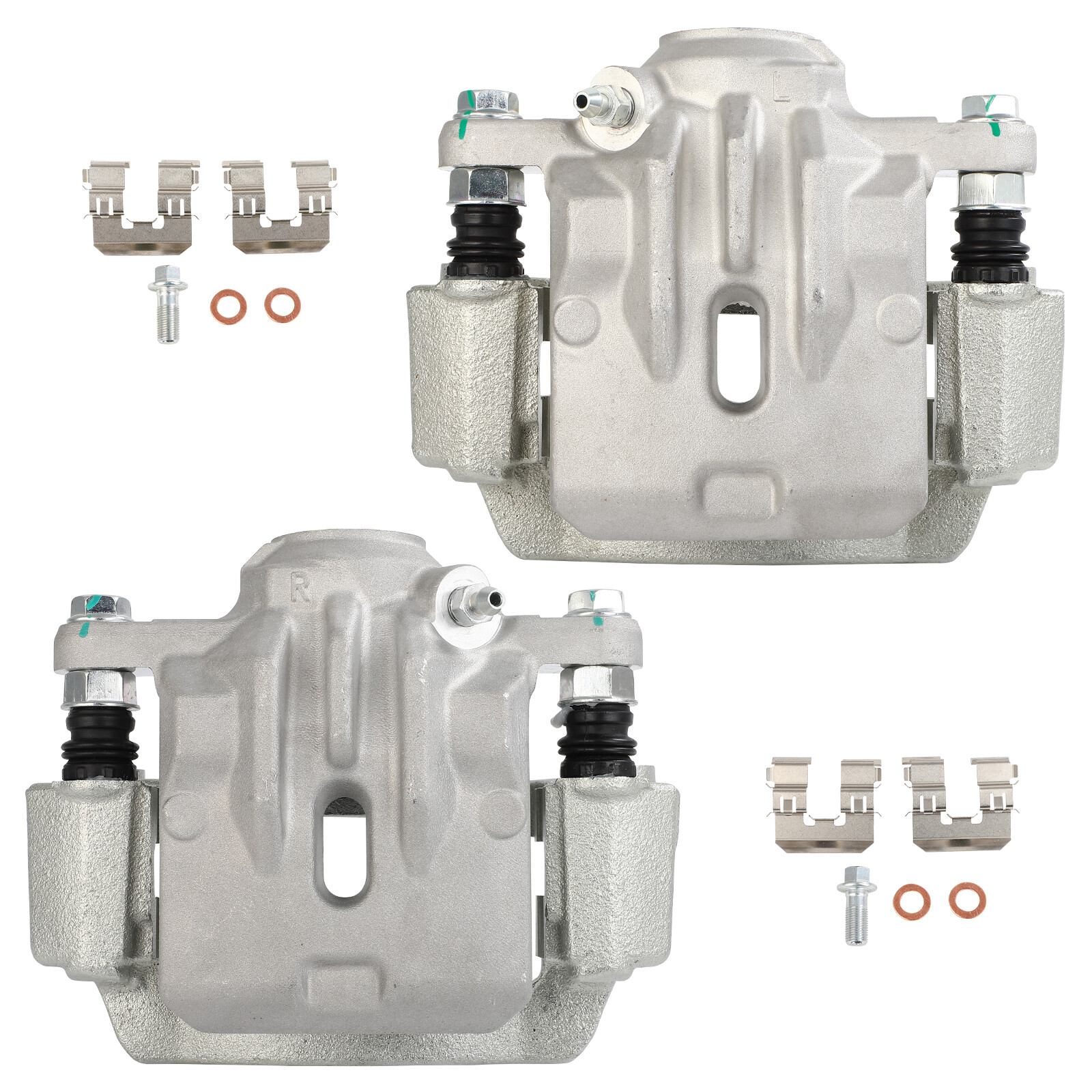 Rear Disc Brake Calipers w/ Bracket Pair For 2016 - 2021 SUBARU CROSSTREK