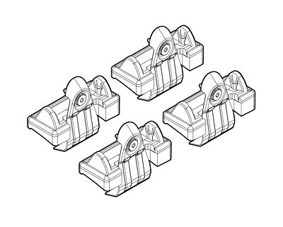 ATTACHMENT KIT - 22 NORDRIVE VOLKSWAGEN GOLF VI 5P (11/08>10/12)