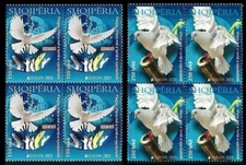 ALBANIA 2023 EUROPE - "PEACE" - 2 value of four MNH