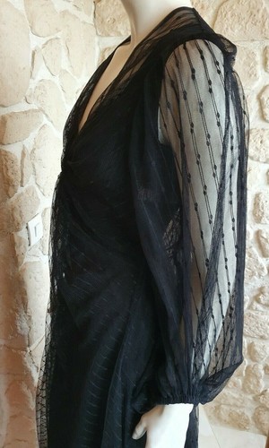 Robe noire Jaslene neuve taille 34 marque By Malene Birger étiquetée à 400€ (to) - Imagen 6 de 9