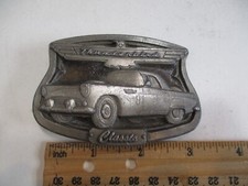 Vintage Classic Thunderbird Belt Buckle Ford T-Bird 1990 C+J Inc Made in the USA