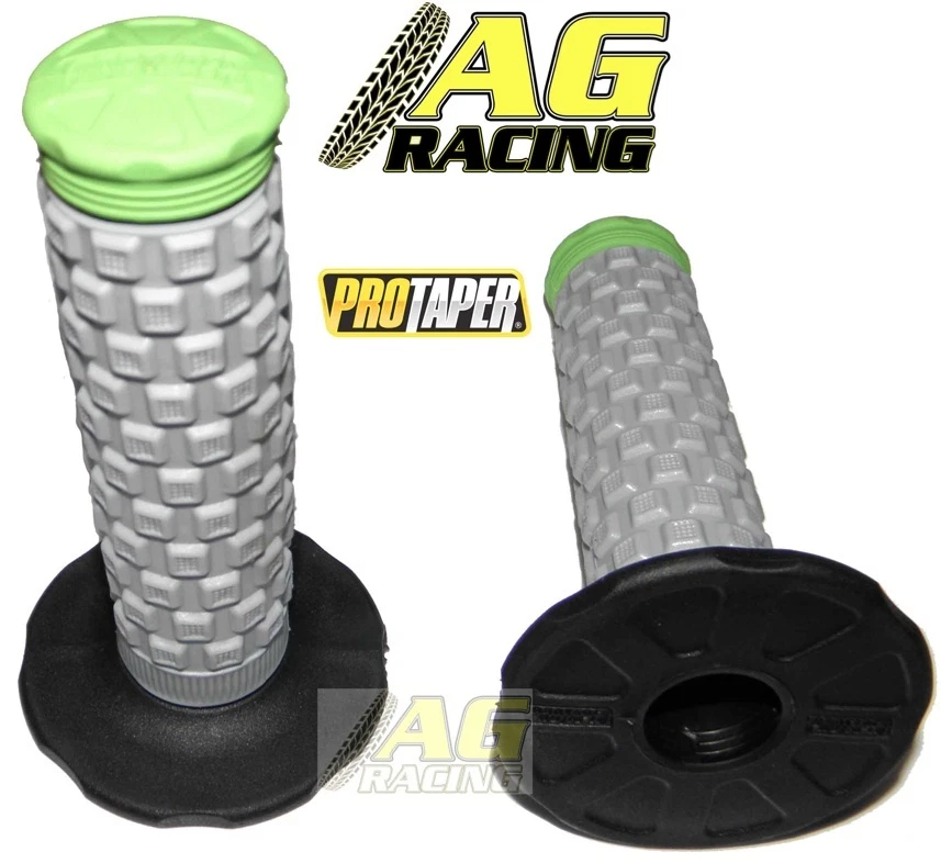 Pro Taper Oreiller Haut Gris Noir Vert Poignées Pour KTM Excf Sx-F SMR Exc-R MX - Photo 1/1