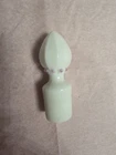 VTG Westmoreland White Milk Glass Perfume Top Stopper Purple REPLACMENT ONLY