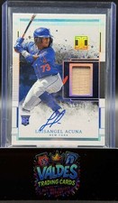 Luisangel Acuna 2025 Panini Impeccable Lumber Signatures Auto Patch /25 RC SSP