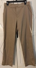 Lee Premium Women s Beige Straight Leg Pants Comfort Stretch Waist Size 10