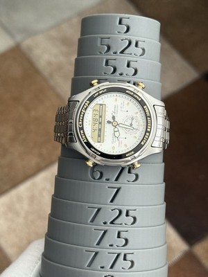 Rare Vintage Casio AW-600 Men's Ana-Digi Alarm Chronograph Sports