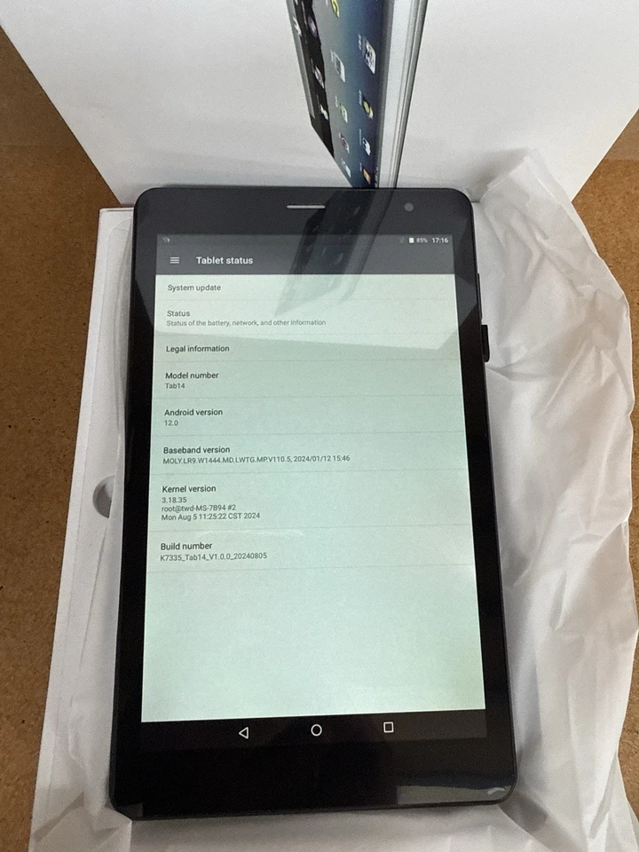 Tab14 8” Android 12 Tablet 16GB RAM 1TB ROM Dual SIM 10 Core GPS WiFi 10000mAh - Image 3 of 4
